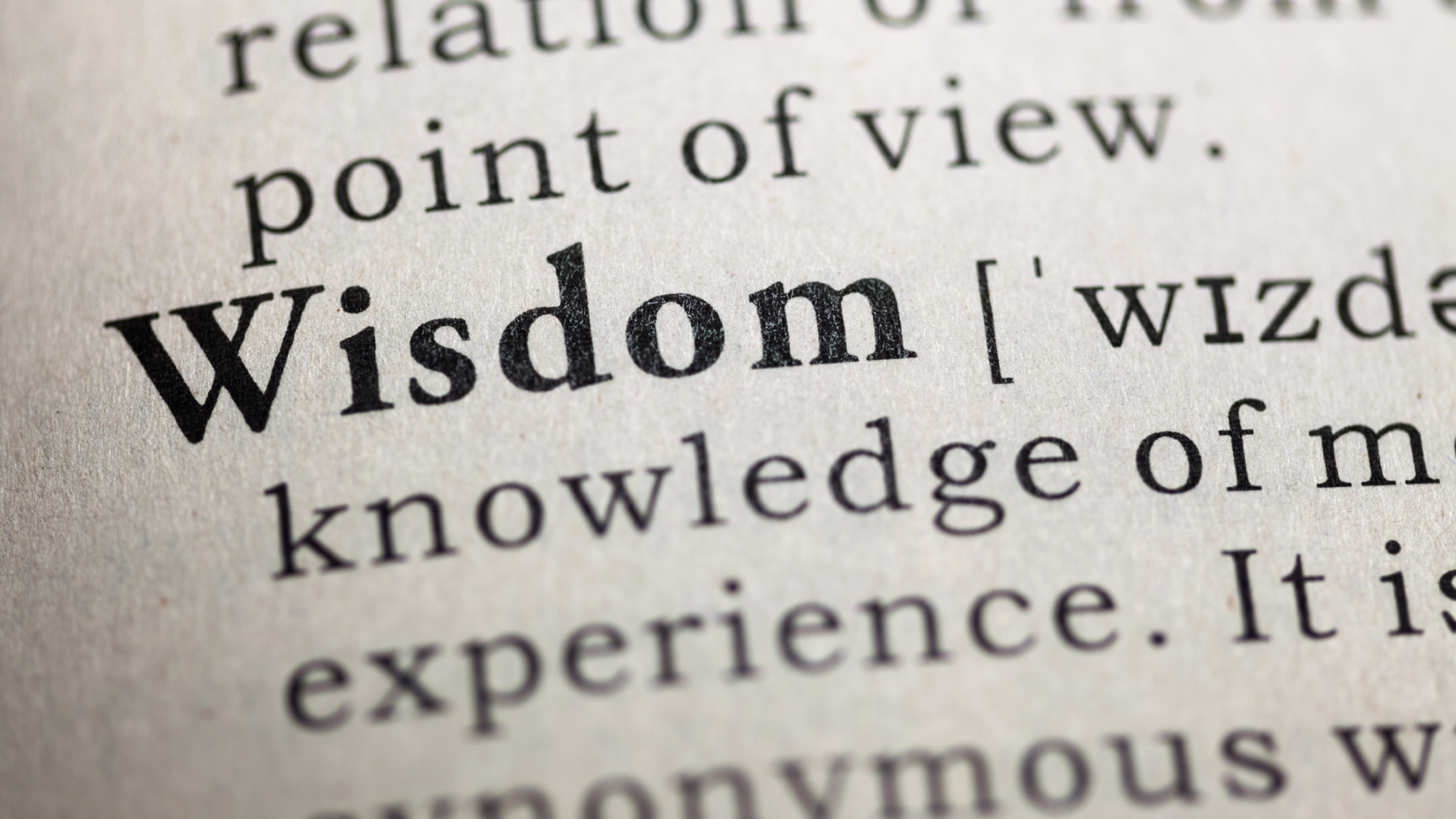 What's True Wisdom?